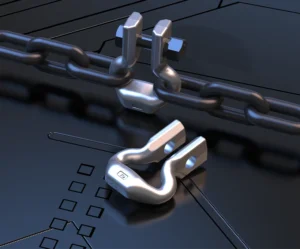 Outboard Chain Connector DIN 22253 Manufacturer for Heavy-Duty Double Hole Mining Link